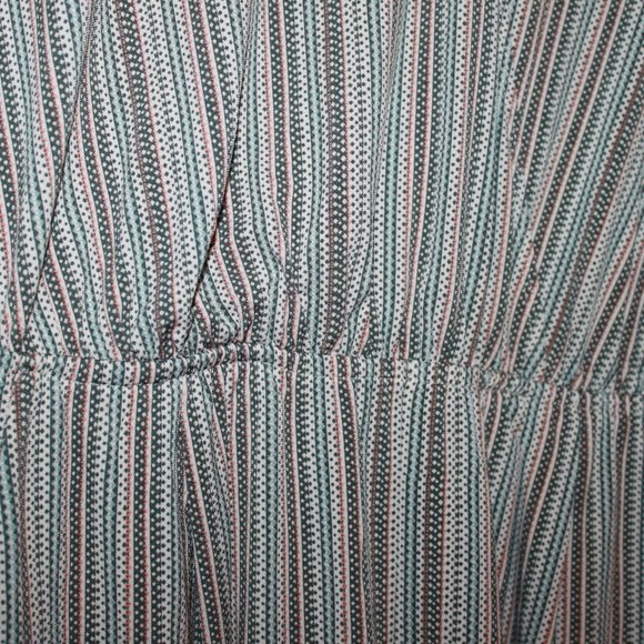 LIMTED TIME SALE: BCBGeneration ROMPER, size m, mulicolor-blue, rust, and cream - Picture 5 of 8